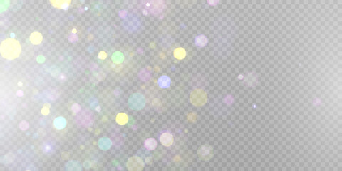 Abstract highlights, bokeh of soft warm color glow. Vector illustration