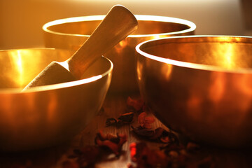Tibetan singing bowls