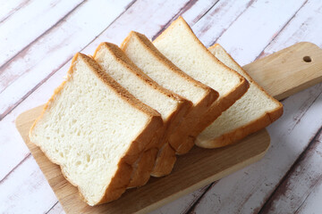 美味しそうな食パンでモーニング