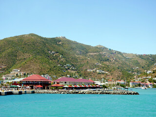 Obraz premium Tortola, Road town, Hafen, Karibik