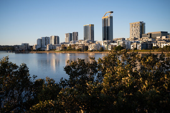Rhodes NSW Australia waterfront view