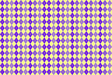 Digital design fabric pattern in various colors used in textiles.Embroidery designs are made from geometric shapes.