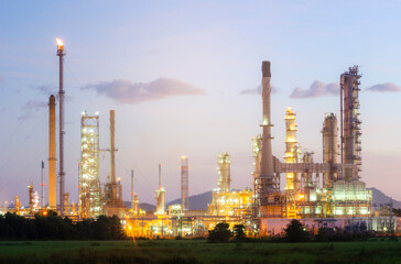 Oil and Gas Industrial zone,The equipment of oil refining