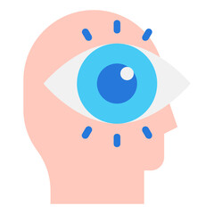 vision flat icon