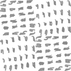 Grayscale monochrome background.Graphite pencil or gray marker simple shapes. Geometric abstract seamless pattern. Minimalistic grid repeat of small elements.