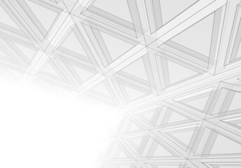 abstract architecture 3d rendering