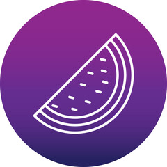 Watermelon Icon 