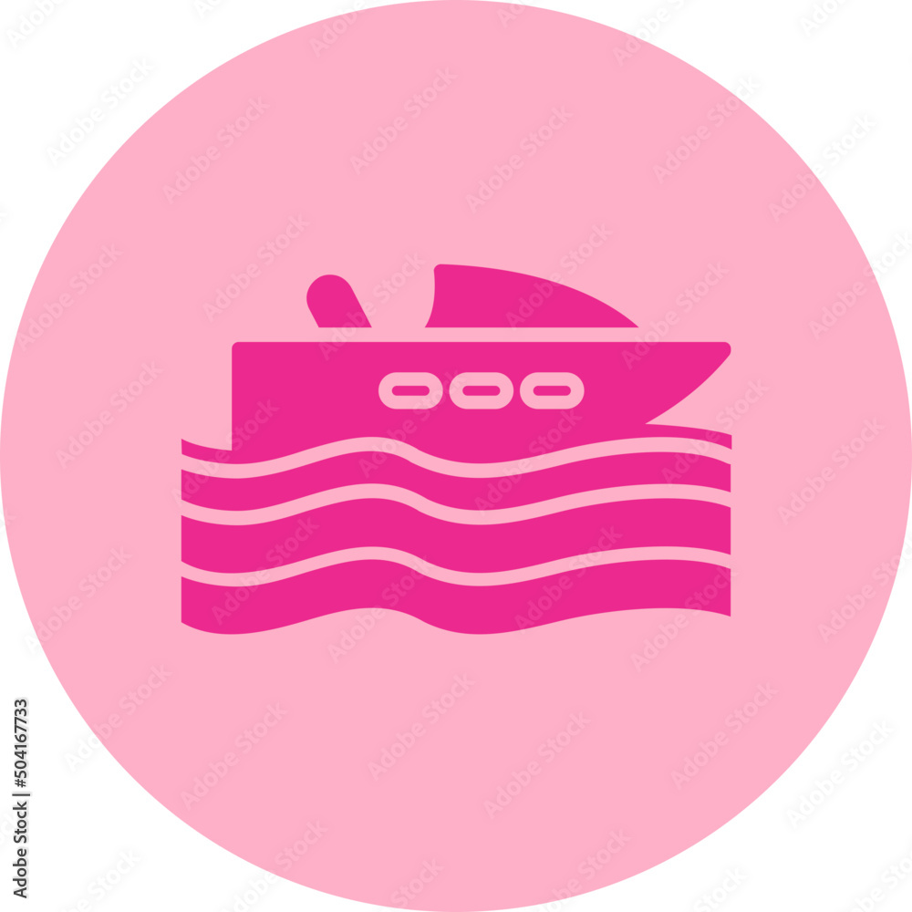 Sticker Boat Icon 