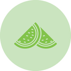 Watermelon Icon 