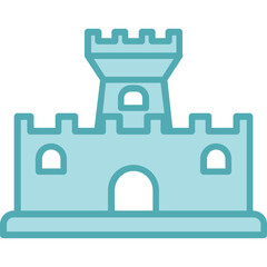 Sand Castle Icon 