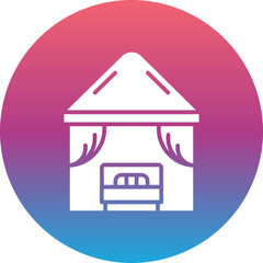 Beach Cabana Icon 