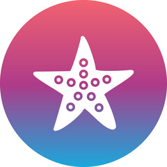 Obraz premium StarFish Icon 