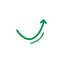 green Vector arrow. green  Arrows icon. green  Arrow vector icon.