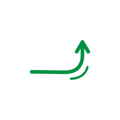 green Vector arrow. green  Arrows icon. green  Arrow vector icon.