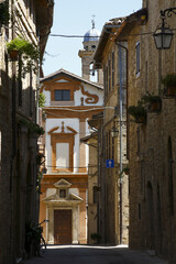 Bevagna, borgo medievale. Umbria, Italia, 