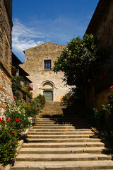 Bevagna, borgo medievale. Umbria, Italia, 