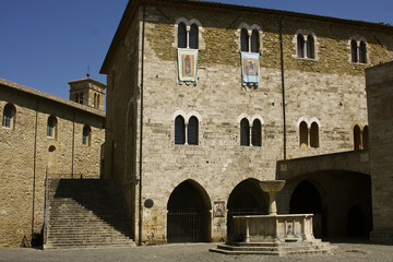 Fototapeta premium Bevagna,Piazza,Silvestri,Umbria,Italia