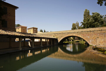Naklejka premium Bevagna, borgo medievale. Umbria, Italia