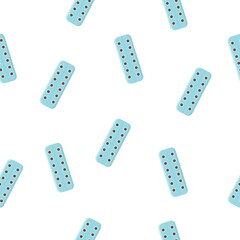 Seamless doctor pattern.