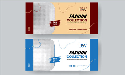 facebook cover, facebook banner template