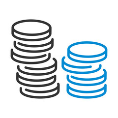 Icon Of Stack Of Coins