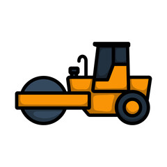 Icon Of Road Roller