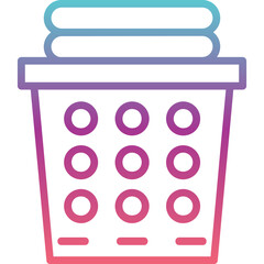 Laundry Basket Icon 