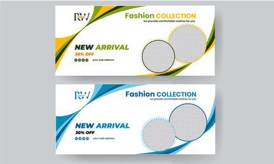 facebook cover, facebook banner template