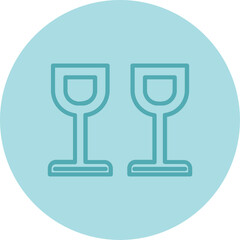 Wine Glass  Icon 