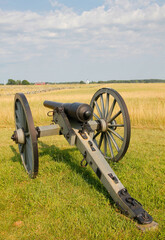 Gettysburg Battlefield in the American Civil War 