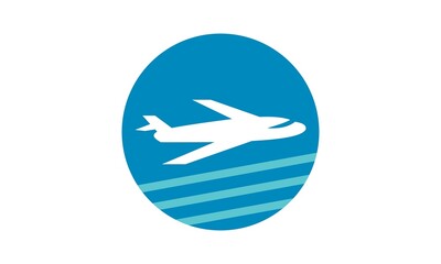 brand logo plane vector