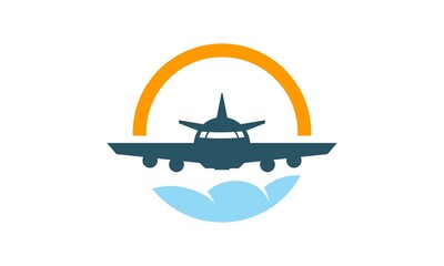 vector plane logo illustration