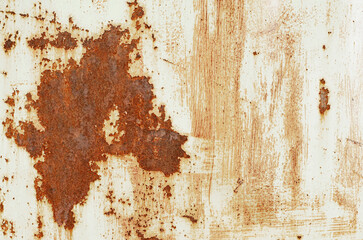 Old rusty metal background. Copy space. Design element