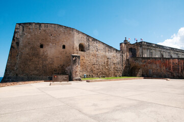 old fortress of Sant Cristobal ,San Juan,Puerto Rico