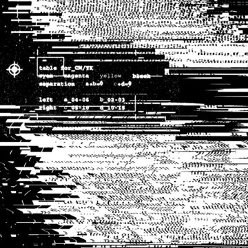 glitch overlay with a transparent background