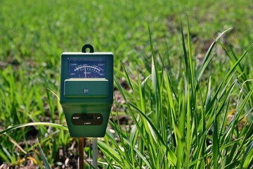 Agricultural soil moisture, PH and sunlight tester