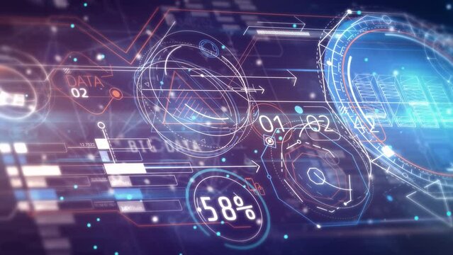 Digital data array in the form of infographics