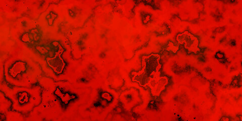 Red blood in the grunge splatter wall Abstract beautiful and colored background. red color from a drop on the surface of the watercolor. View from above.