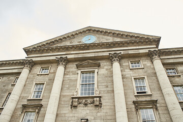 Fototapeta na wymiar The Trinity College Dublin, the University of Dublin, Ireland