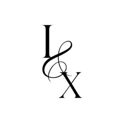 xi, ix, monogram logo. Calligraphic signature icon. Wedding Logo Monogram. modern monogram symbol. Couples logo for wedding