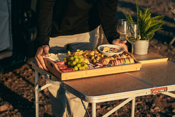 Atardecer en la playa, Camper life, Van life