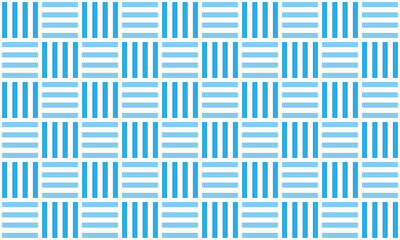 Abstract blue geometric color stripes background. Vector basic shape of a repeating line or square. Background pattern with hi-tech, simple, modern and futuristic digital technology concept.