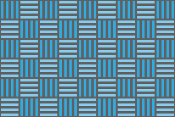 Abstract blue geometric color stripes background. Vector basic shape of a repeating line or square. Backdrop pattern with hi-tech, simple, modern and futuristic digital technology concept.