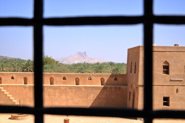 Fototapeta premium Fort Jabreen Castle, beautiful historic castle in Oman