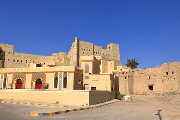 March 16 2022 - Bahla, Oman: The Bahla fort is believed to have been built between the 12th and 15th century by the Banu Nebhan built with bricks made of mud and straw
