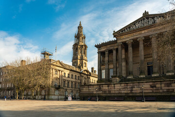 Preston, England is the administrative center of the county of Lancashire and is the seat of the Lancashire County Council. The sessions courthouse and Harris museum are  popular tourist destinations.