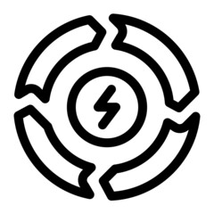 energy line icon