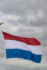 Dutch flag hoisted on a national holiday