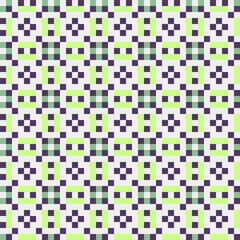 Abstract Cross Pattern generative computational art illustration