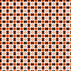 Fototapeta premium Abstract Cross Pattern generative computational art illustration